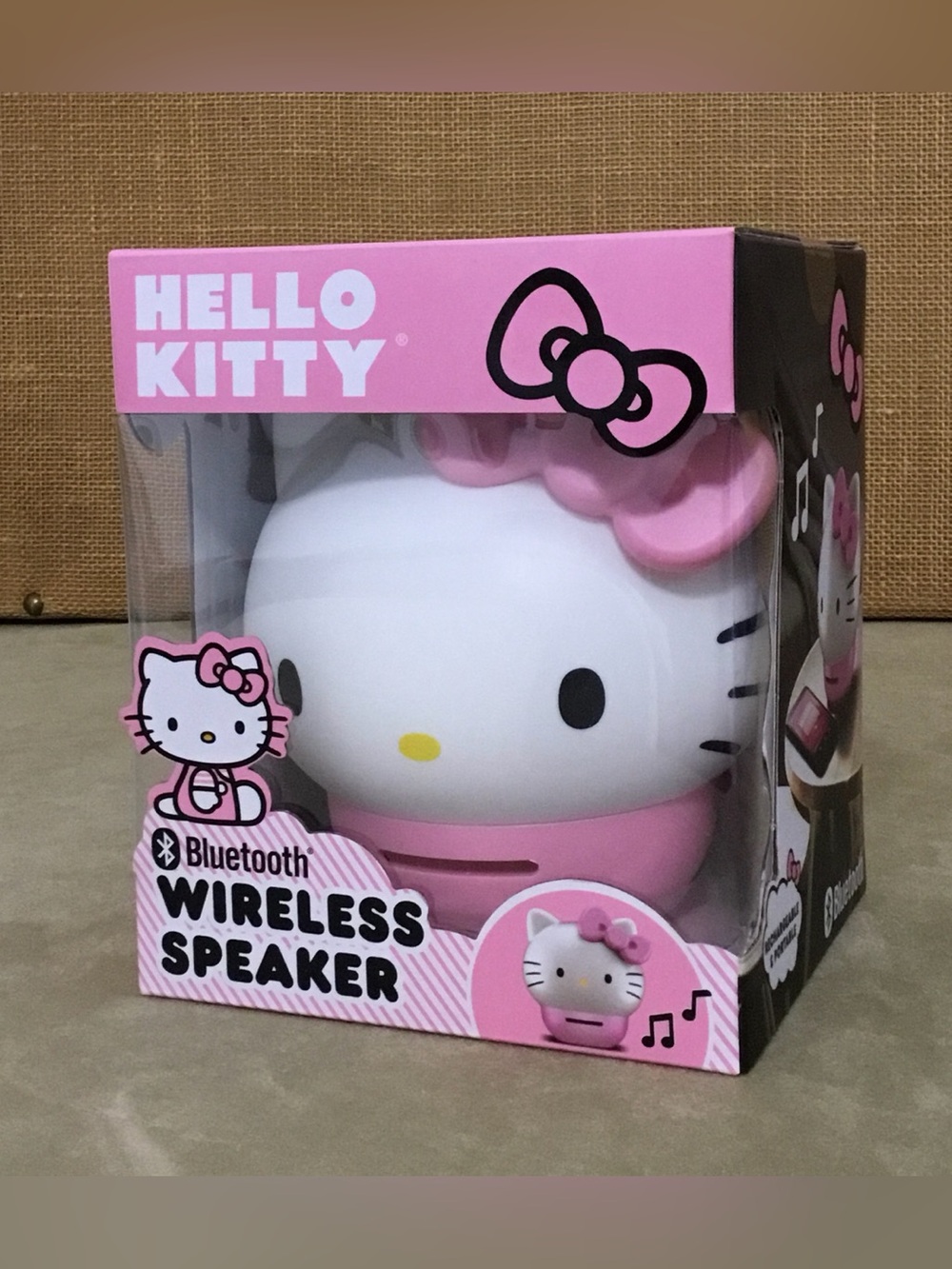 Hello Kitty Pink and White Bluetooth Wireless Speaker Cute Design - B430